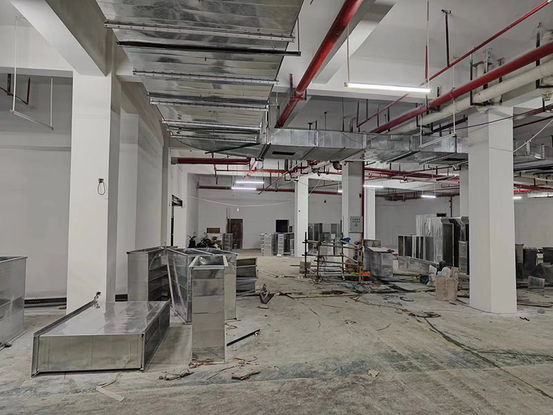 通風(fēng)工程工地現(xiàn)場(chǎng)安裝